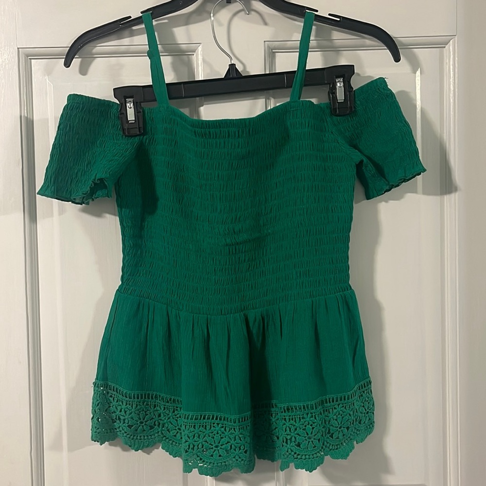 IN Green Crop Top